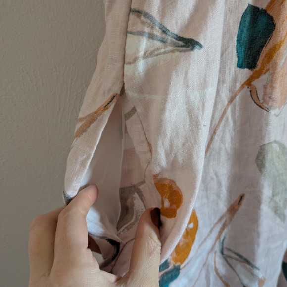 Rachel Zoe Linen A-line Sundress With Pockets - Picture 8 of 9